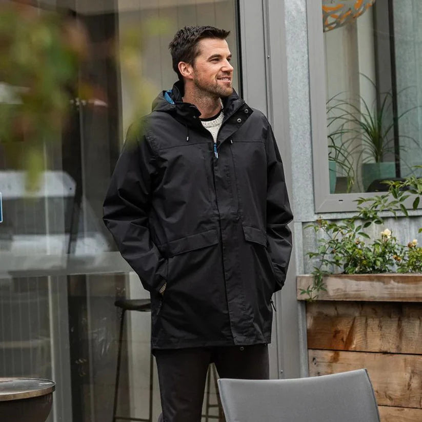 Rainy Chief Rainbow Earth Clay Zippered Collared Lightweight Jacket