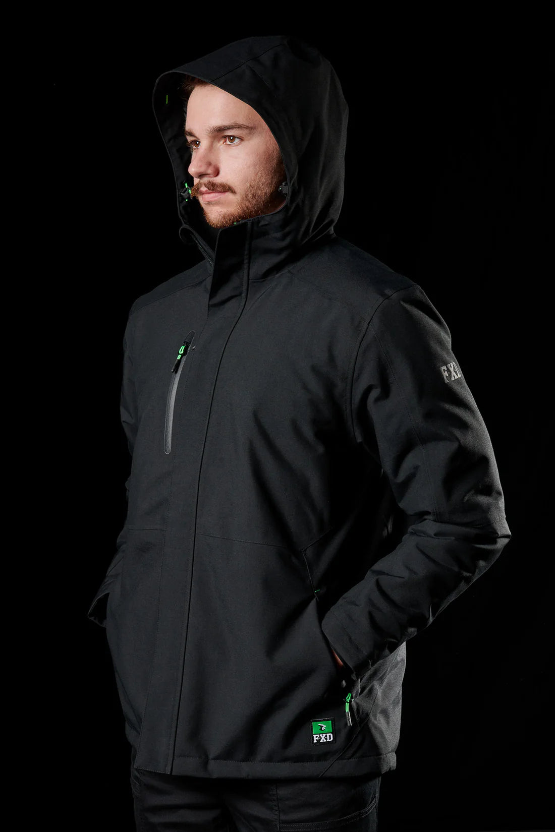 Work Jacket FXD insulated WO1 in black
