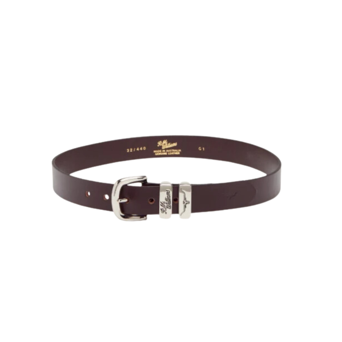RM Williams 1 1/4 inch Solid Hide Belt