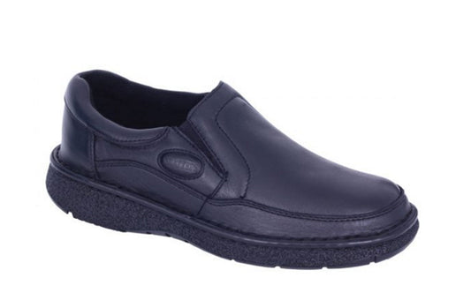 Slatters Accord Slip-on Comfort Walker - Black 7 Black Mens Footwear by Slatters | The Bloke Shop