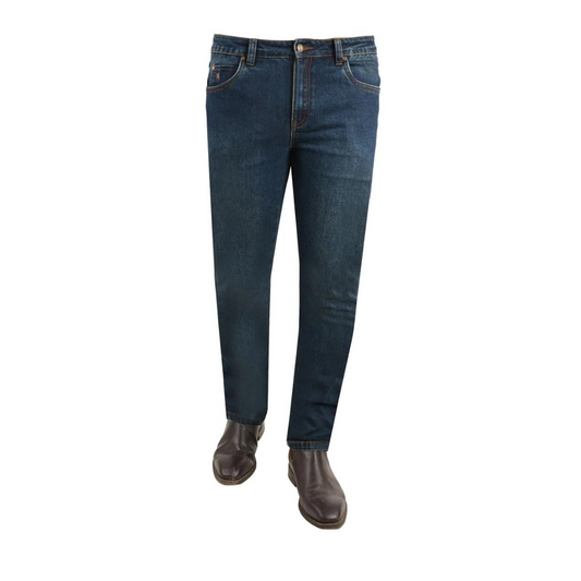 Andrew Slim Fit Jean 3232 Dark Indigo Mens Jeans by Thomas Cook | The Bloke Shop