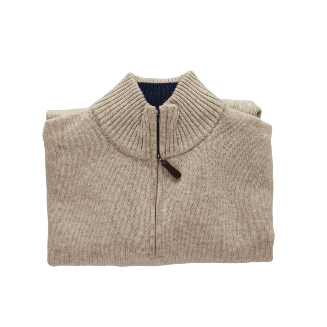 Ansett Merino Cashmere Half-Zip Jumper