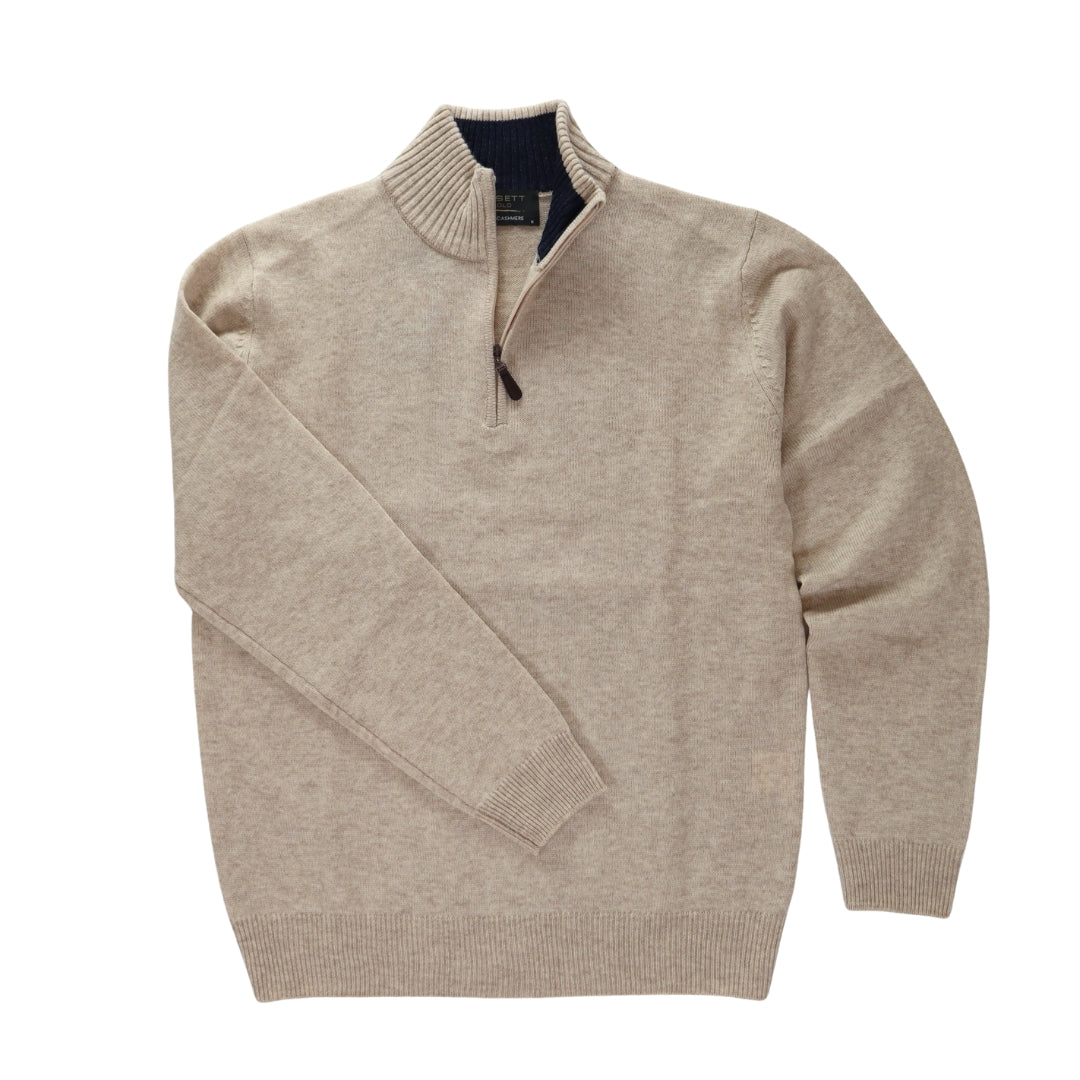 Ansett Merino Cashmere Half-Zip Jumper
