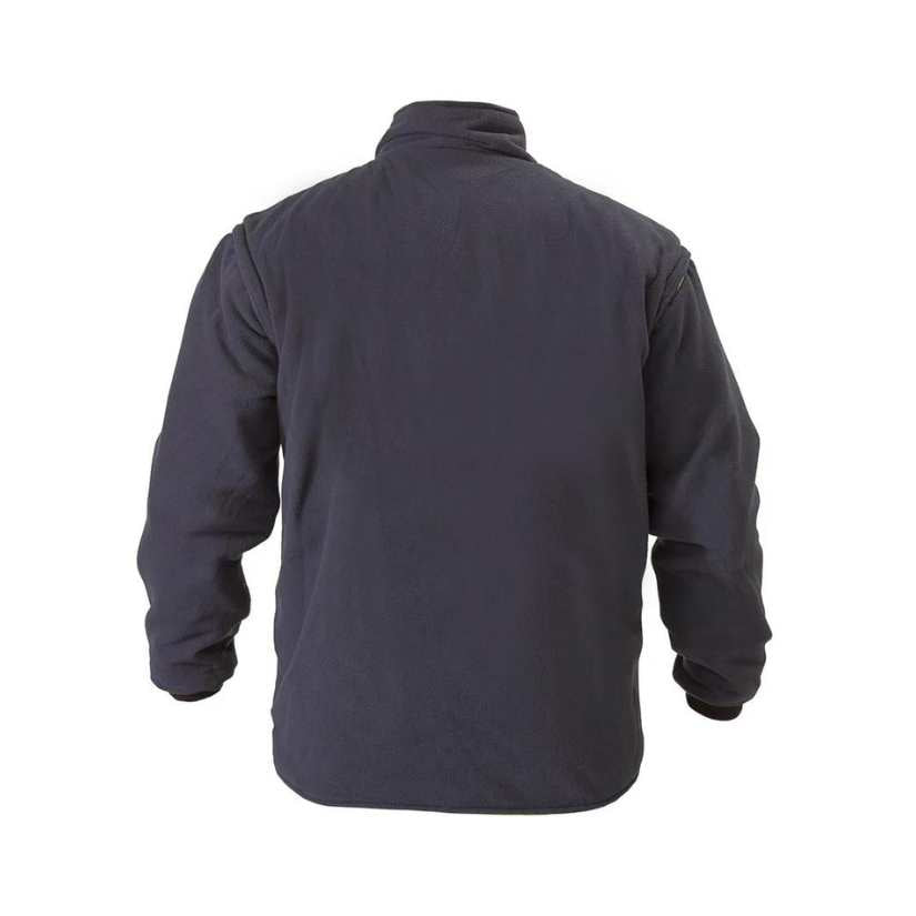 Bisley 5 IN 1 Taped Hi-Vis Jacket Yellow/Navy Workwear by Bisley | The Bloke Shop
