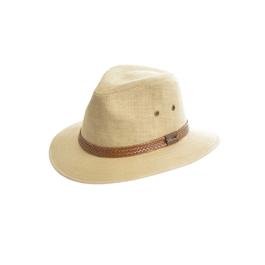 Broome Hat Brown Lar L Tan Mens Hats, Scarves, Beanies by Thomas Cook | The Bloke Shop