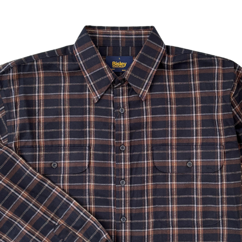 Brushed Cotton Long Sleeve Shirt W26
