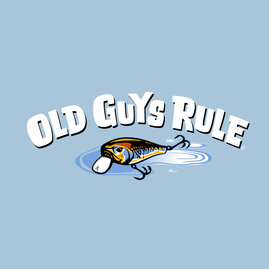 Bucket List Blue Mens Tshirt by Old Guys Rule OGR  Bucket List Fishing T Shirt in Blue