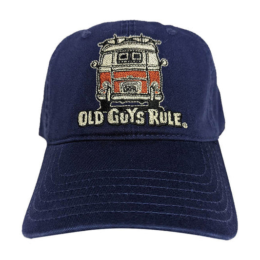 OGR Good Vibrations Cap OS Navy Mens Hats by Old Guys Rule OGR | The Bloke Shop