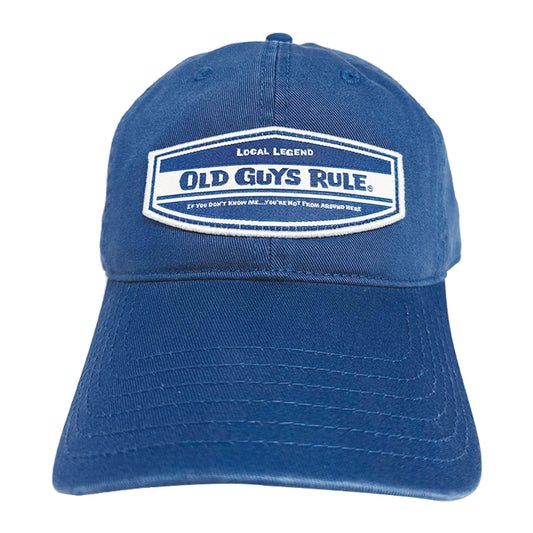 OGR Local Legend Cap OS Royal Blue Mens Hats by Old Guys Rule OGR | The Bloke Shop