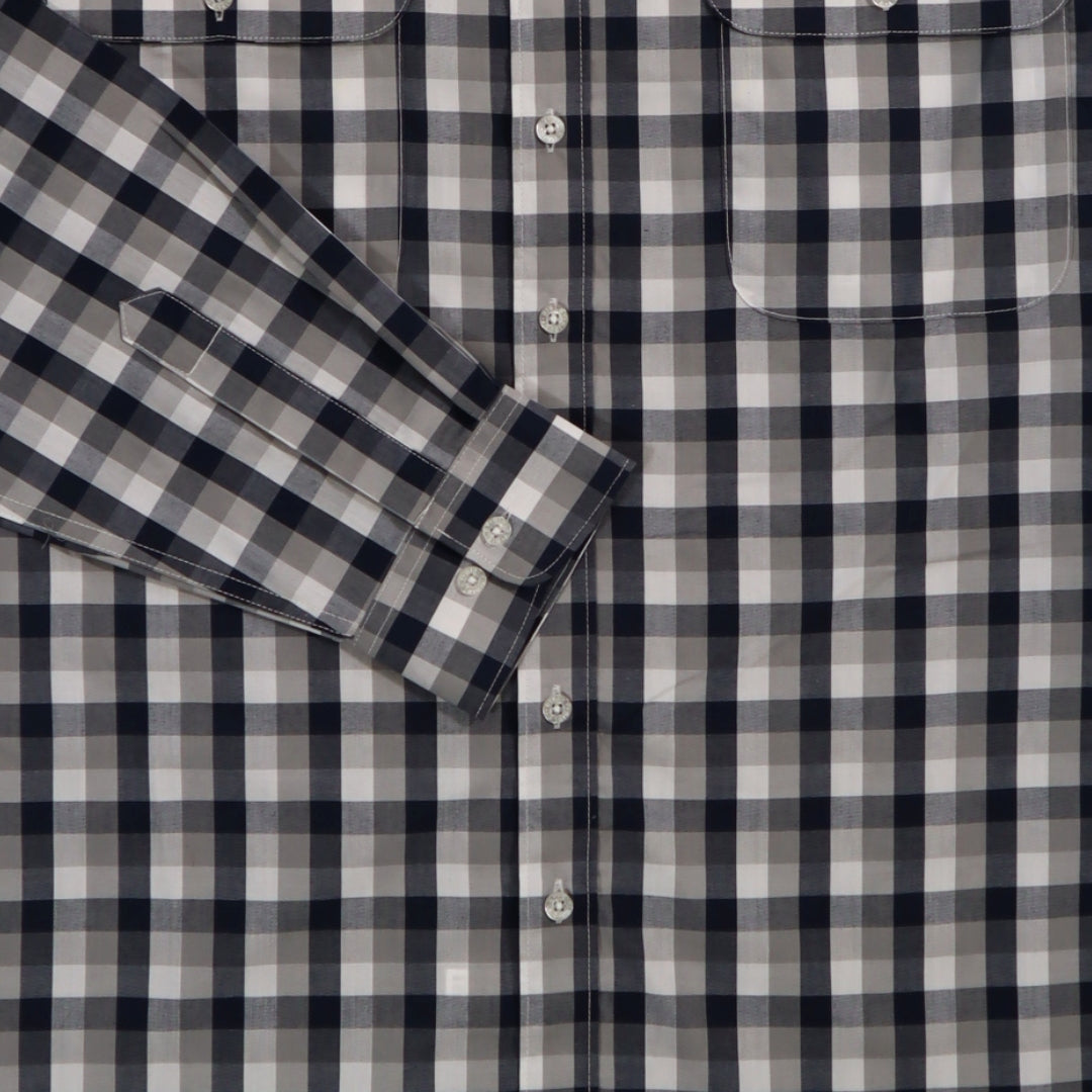 Casual Check Long Sleeve Shirt W26