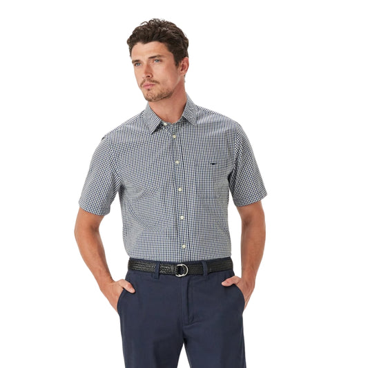 Classic Poplin Check SS Shirt