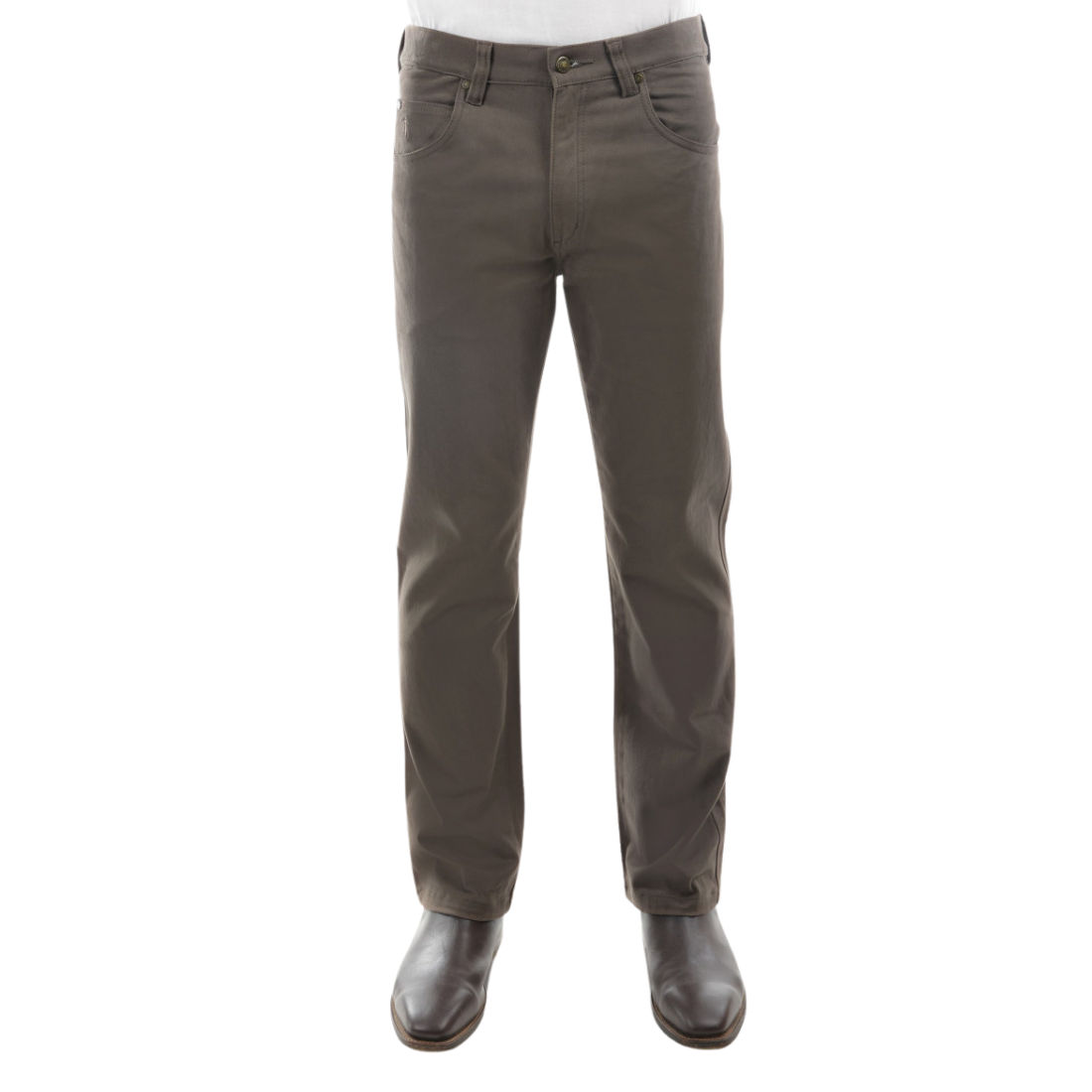 Comfort Waist Classic Moleskins Reg Leg 32 Greystone Menswear Fashion - Mature by Thomas Cook | The Bloke Shop