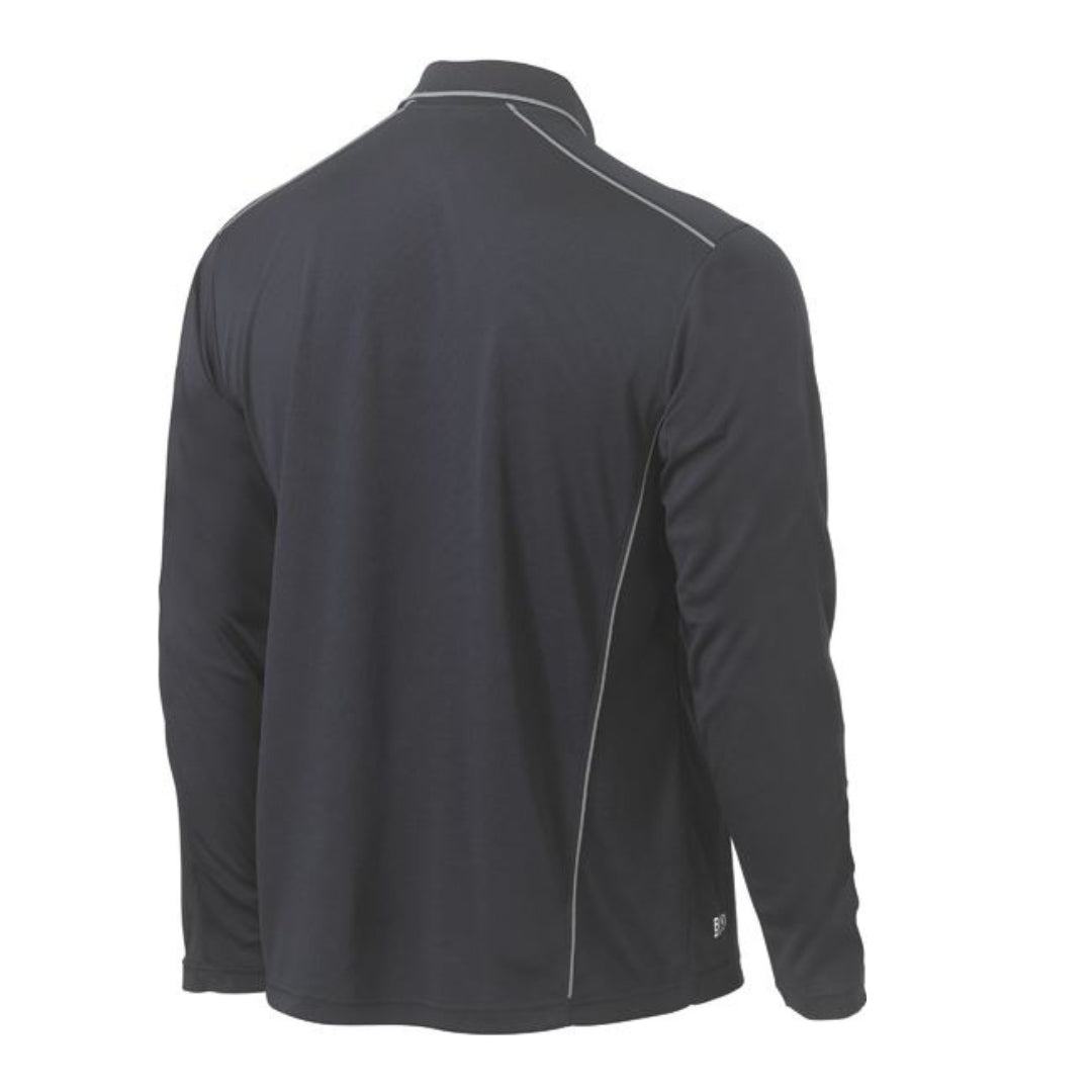 Cool Mesh Polo with Reflective Piping