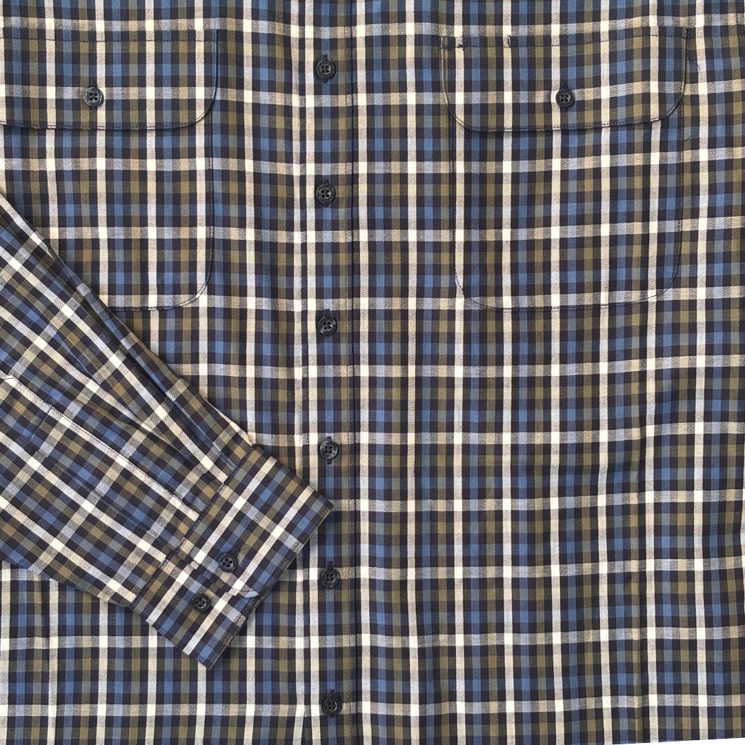 Double Pocket Check Long Sleeve Shirt W26