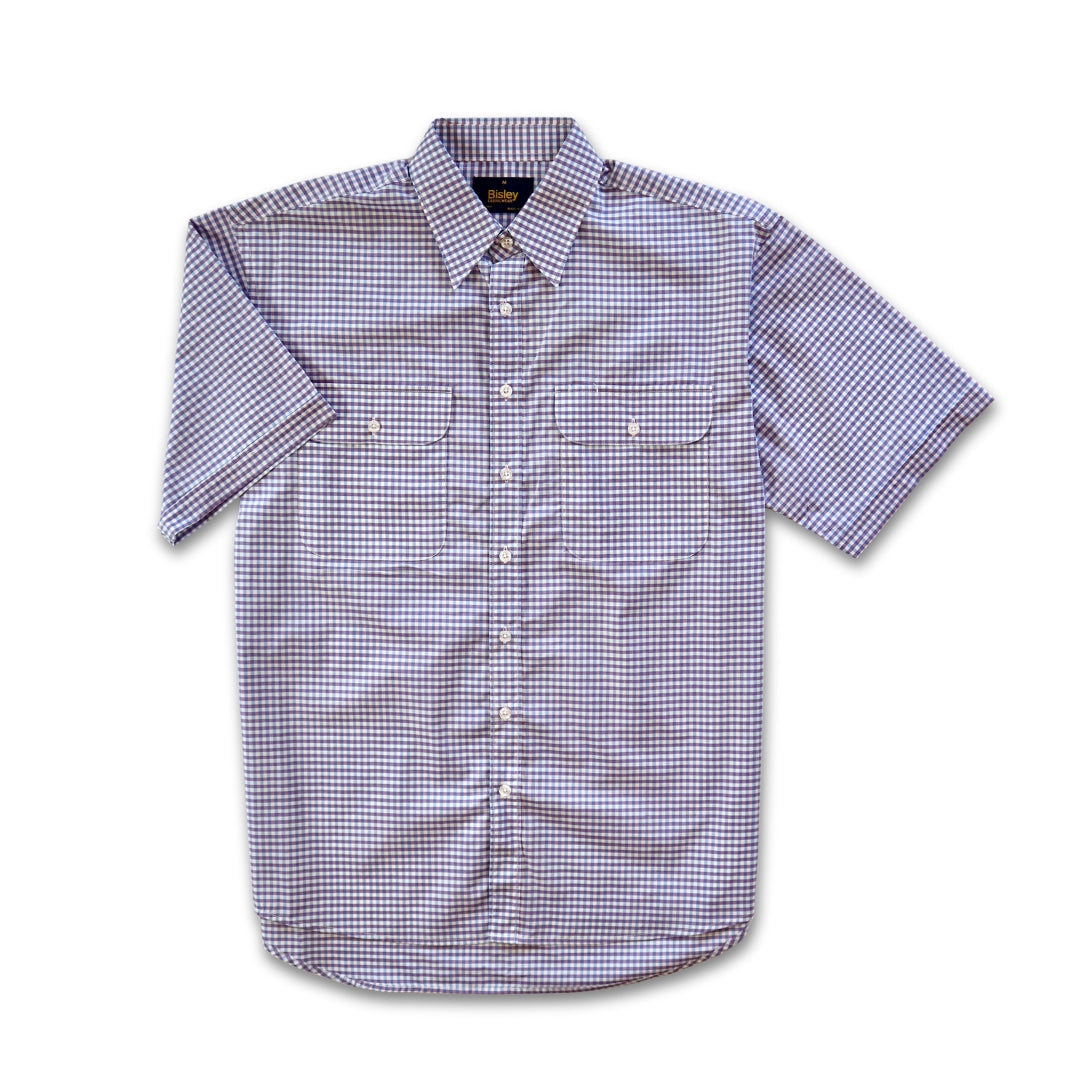 Double Pocket Check Short Sleeve Shirt