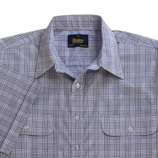 Double Pocket Check Short Sleeve Shirt S26