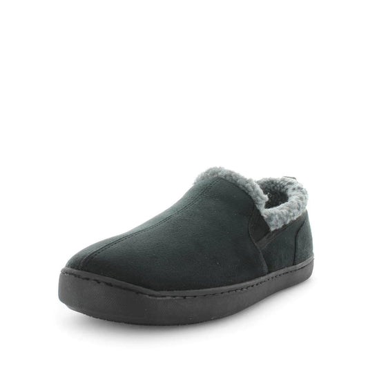 Eliu Slipper Black Mens Footwear by Panda | The Bloke Shop