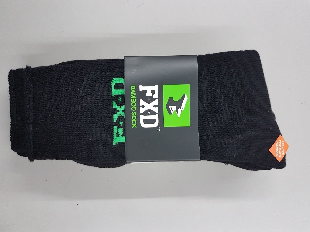 FXD SK-5™ 2-Pack Bamboo Work Sock OS Assorted Mens Socks by FXD Workwear | The Bloke Shop