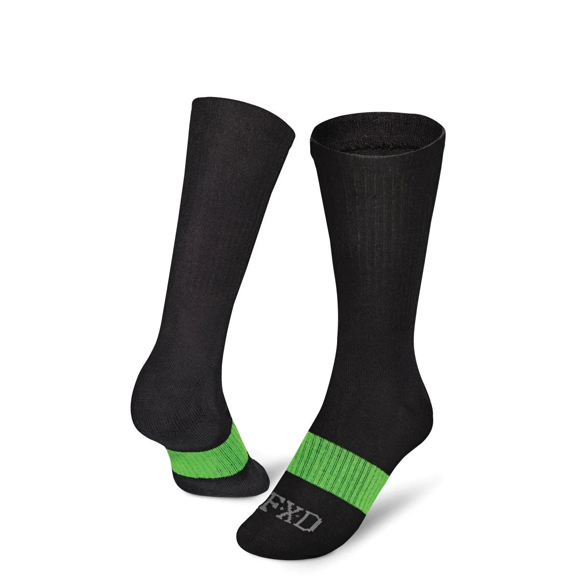 FXD SK-6™ 5-Pack Black Cotton Rich Work Sock OS Black Workwear by FXD Workwear | The Bloke Shop