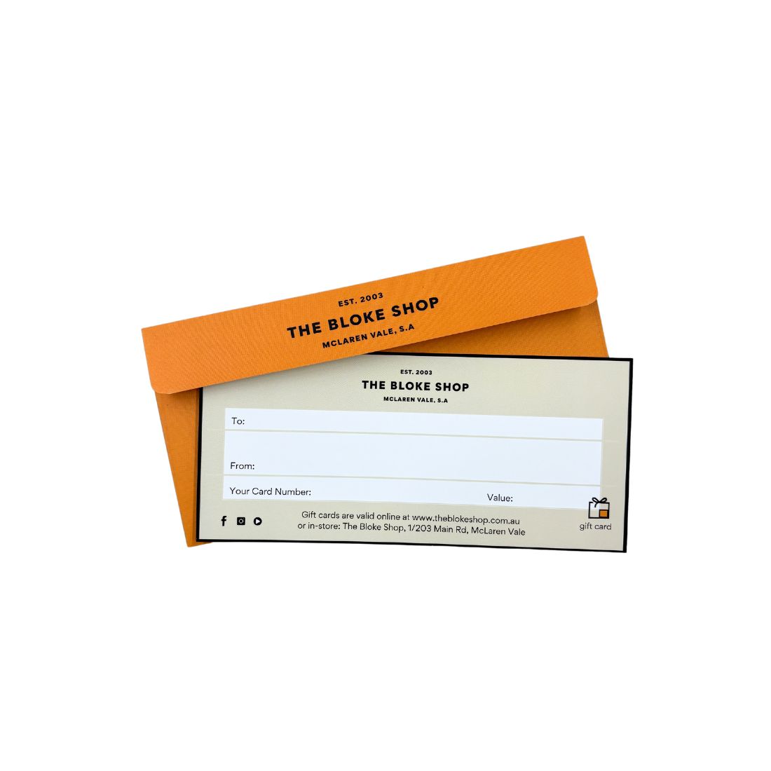 Gift Voucher $100 Accessories by The Bloke Shop | The Bloke Shop
