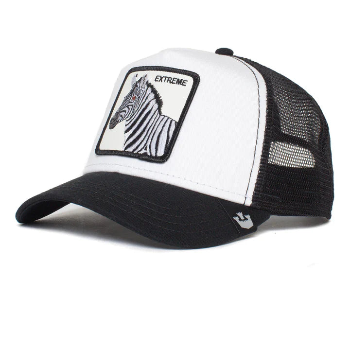 Goorin Bros Trucker Cap - Exxxtreme OS White/Black Cap by Goorin Bros | The Bloke Shop