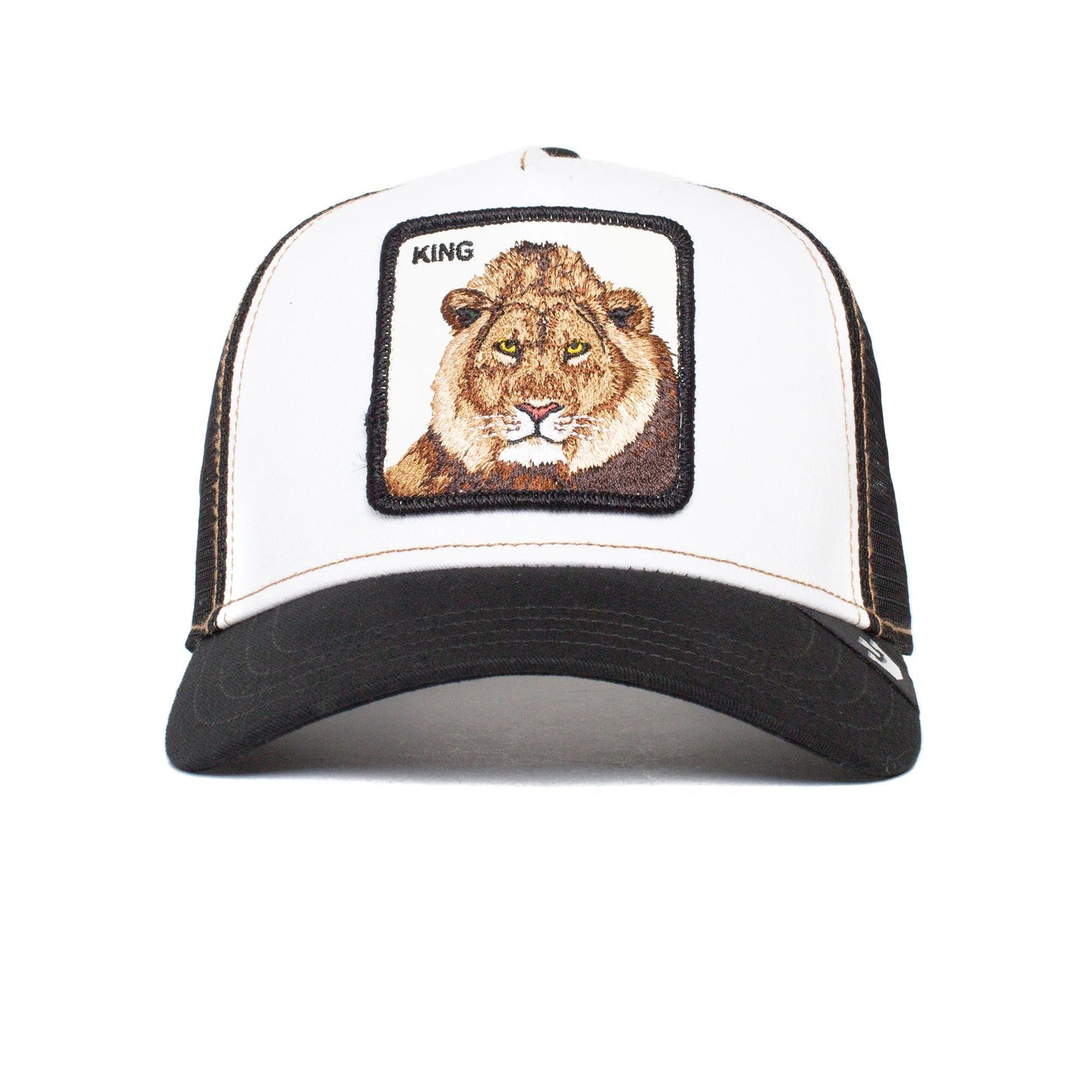 Goorin Bros Trucker Cap - The King Lion OS Black/White Cap by Goorin Bros | The Bloke Shop