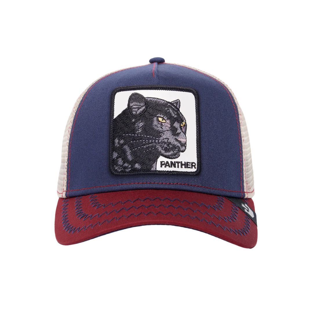 Goorin Bros Trucker Cap - The Panther OS Navy/Red Cap by Goorin Bros | The Bloke Shop
