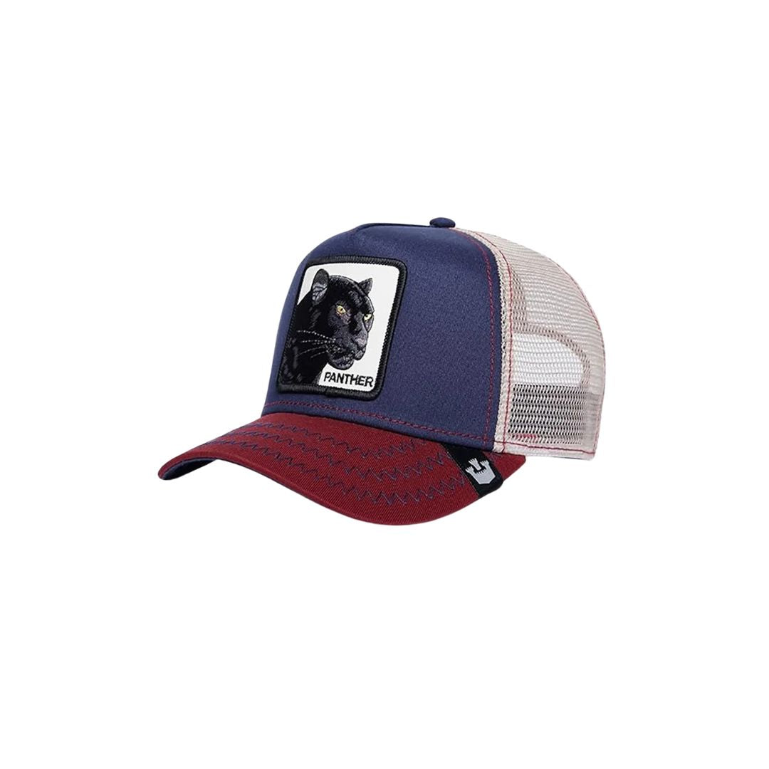 Goorin Bros Trucker Cap - The Panther OS Navy/Red Cap by Goorin Bros | The Bloke Shop