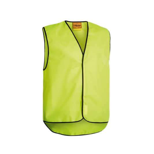 Hi-Vis Vest - Lightweight S Yellow Workwear by Bisley | The Bloke Shop