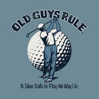 It Takes Balls Golf Tee T Shirt Stone Mens Tshirt by Old Guys Rule OGR | The Bloke Shop