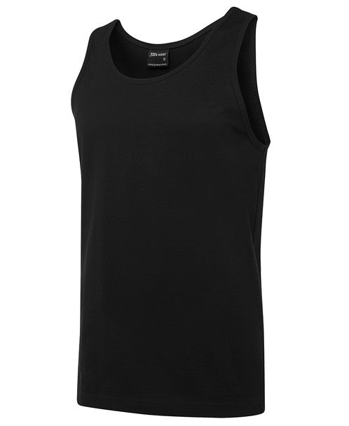 Jbs Singlet Plain - BLACK 3XL Black Menswear Mature Stock Service by JBs Wear | The Bloke Shop