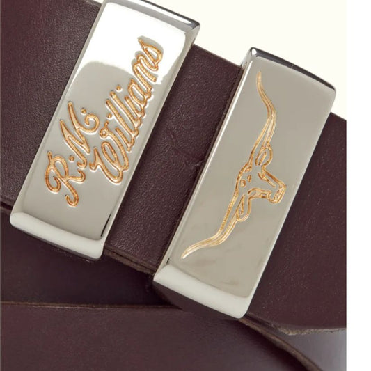 Jerrawa Belt 1 1/2 inch Chestnut Belt by RM Williams | The Bloke Shop