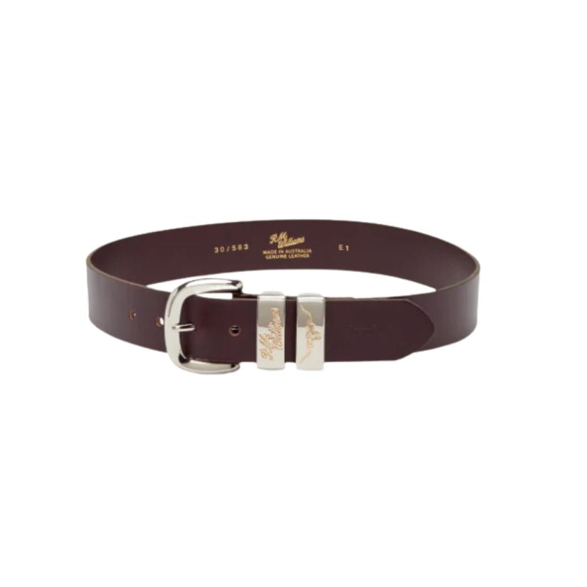 Jerrawa Belt 1 1/2 inch Chestnut Belt by RM Williams | The Bloke Shop