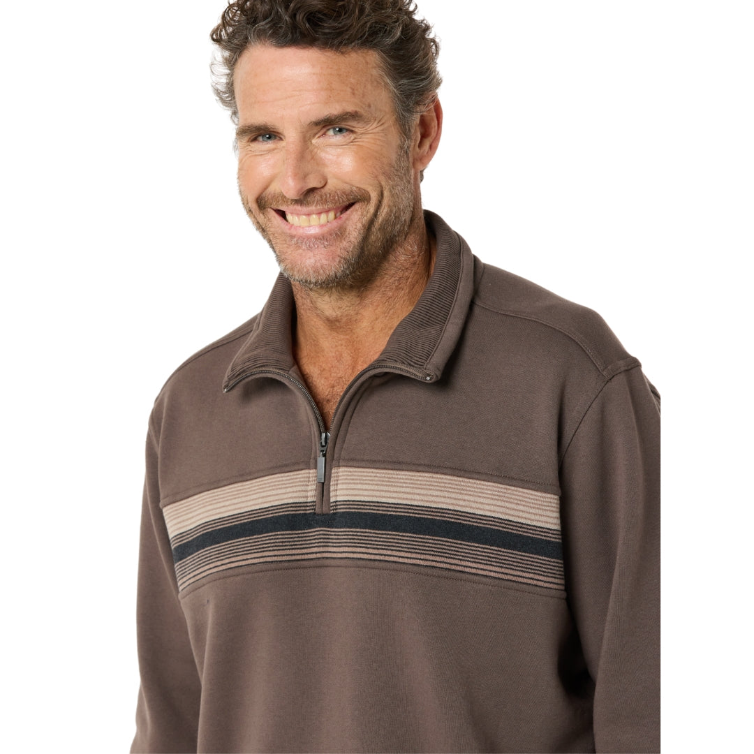 Karl Snowy Mountain Half-Zip Fleece
