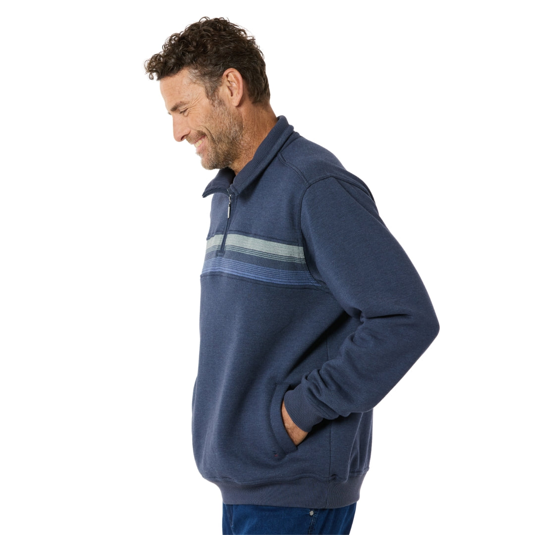 Karl Snowy Mountain Half-Zip Fleece