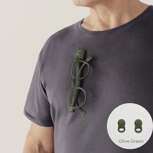 Klipsta SPEX Glasses Clip 2-Pack OS Olive Accessory by Klipsta | The Bloke Shop