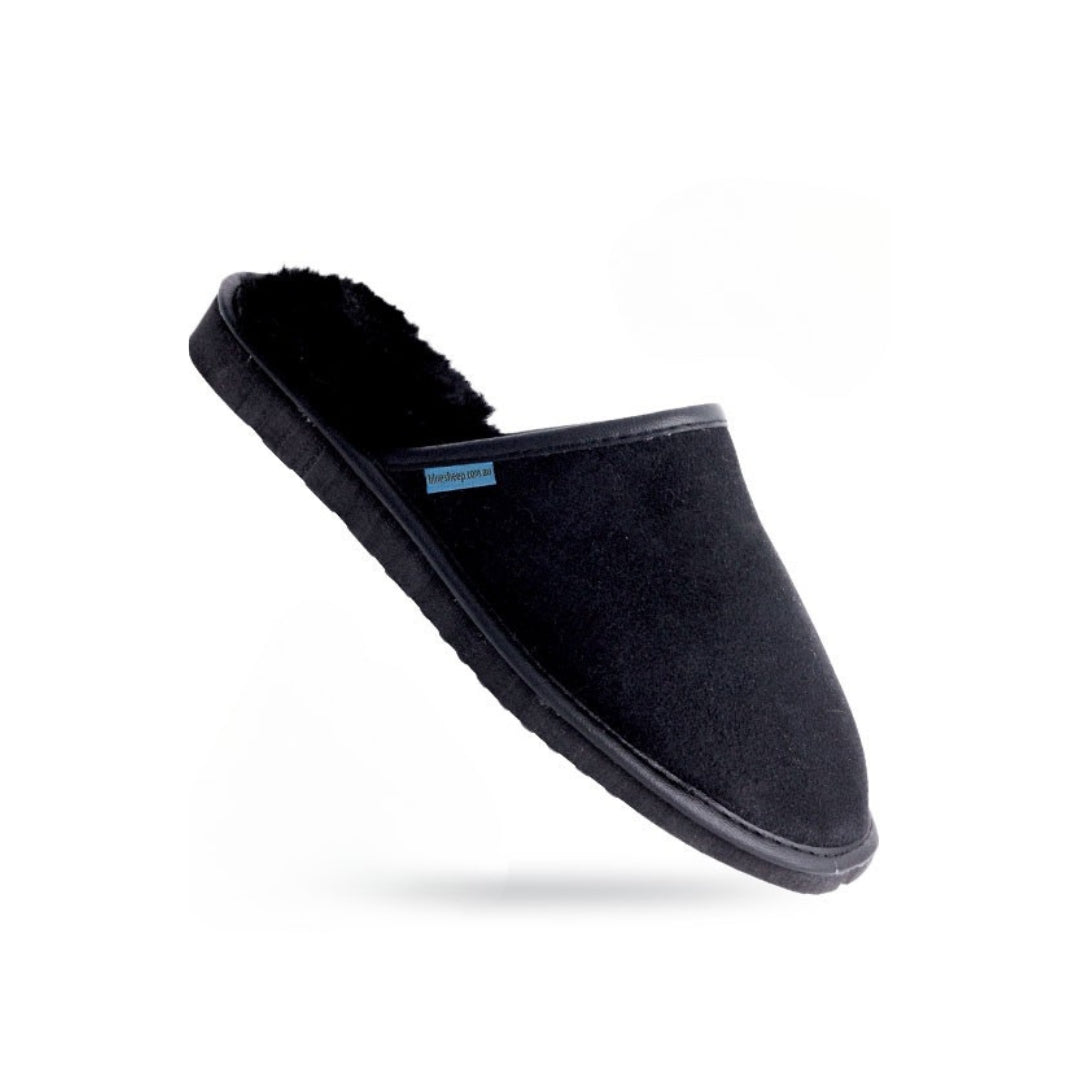 Lamb Wool Scuff Slipper Blue Sheep Ugg Boots Scuffs – The Bloke Shop