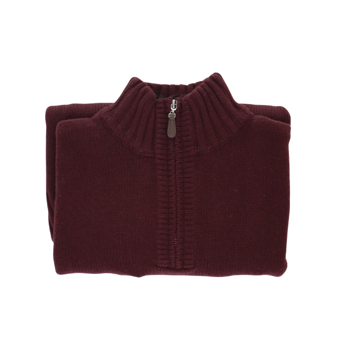 Lambswool Blend Half-Zip Jumper