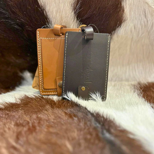 Leather Luggage Tag - Perry OS Accessory by Indepal | The Bloke Shop