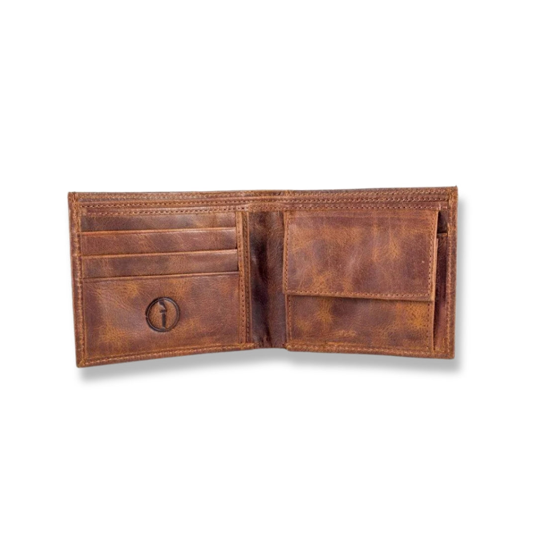 Leather Pocket Open Wallet