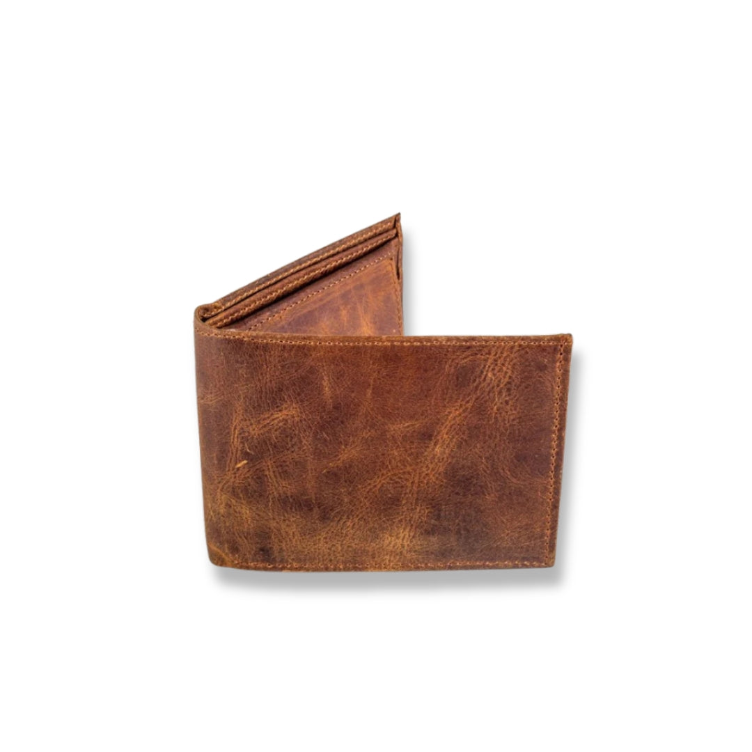 Leather Pocket Open Wallet