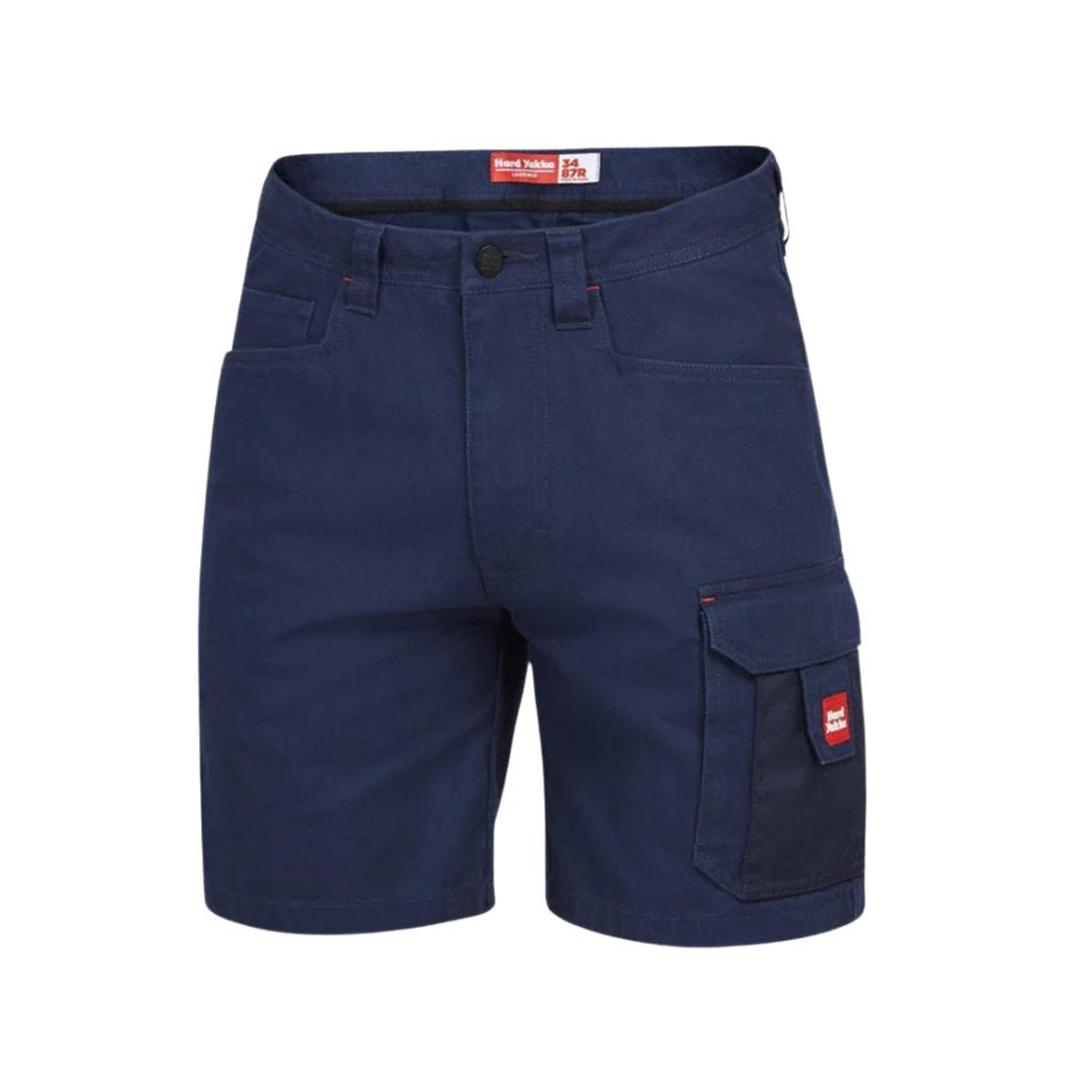 Legends Cargo Short 92R Navy Workwear by Yakka Workwear | The Bloke Shop