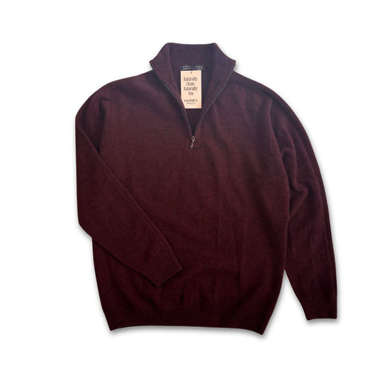 Lightweight Half-Zip Knit Sweater