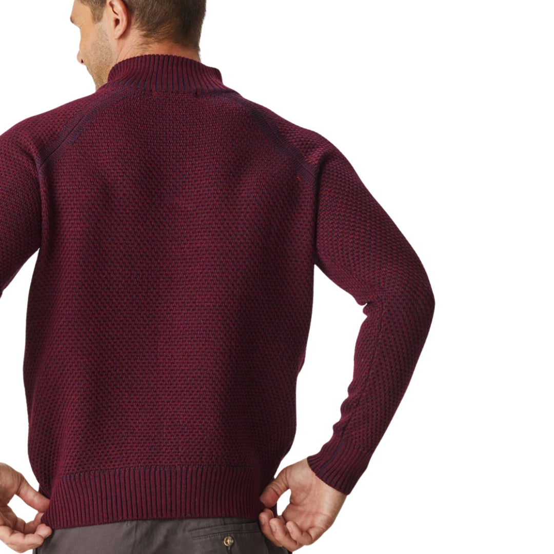 Merino Moss Stitch Crew Knit