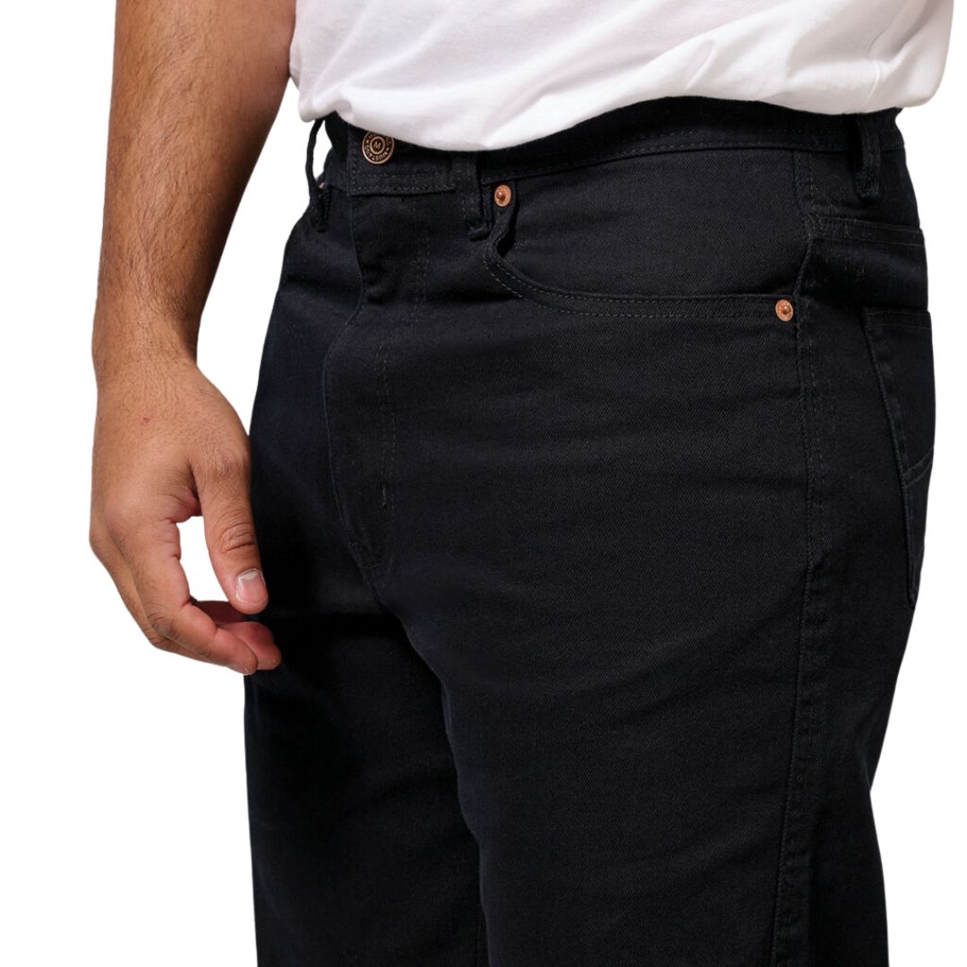 Mustang Stretch Jean - Black Black Mens Jeans by Mustang | The Bloke Shop