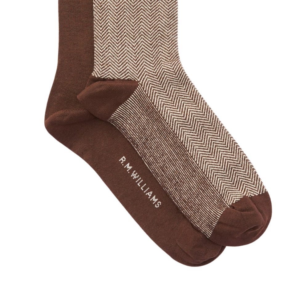 Nelson Herringbone Sock 2-Pack