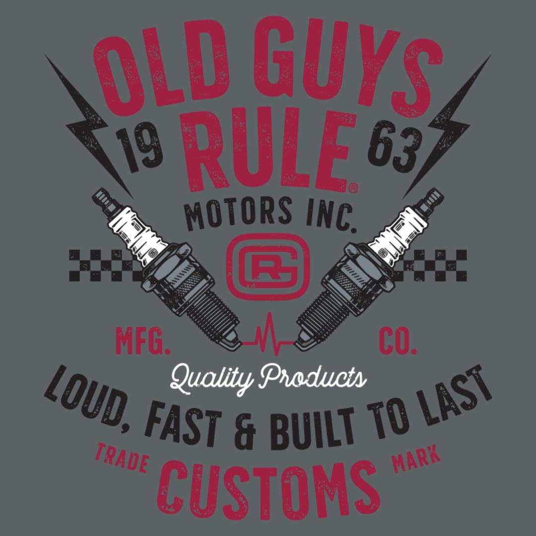 Old Guys Garage T Shirt