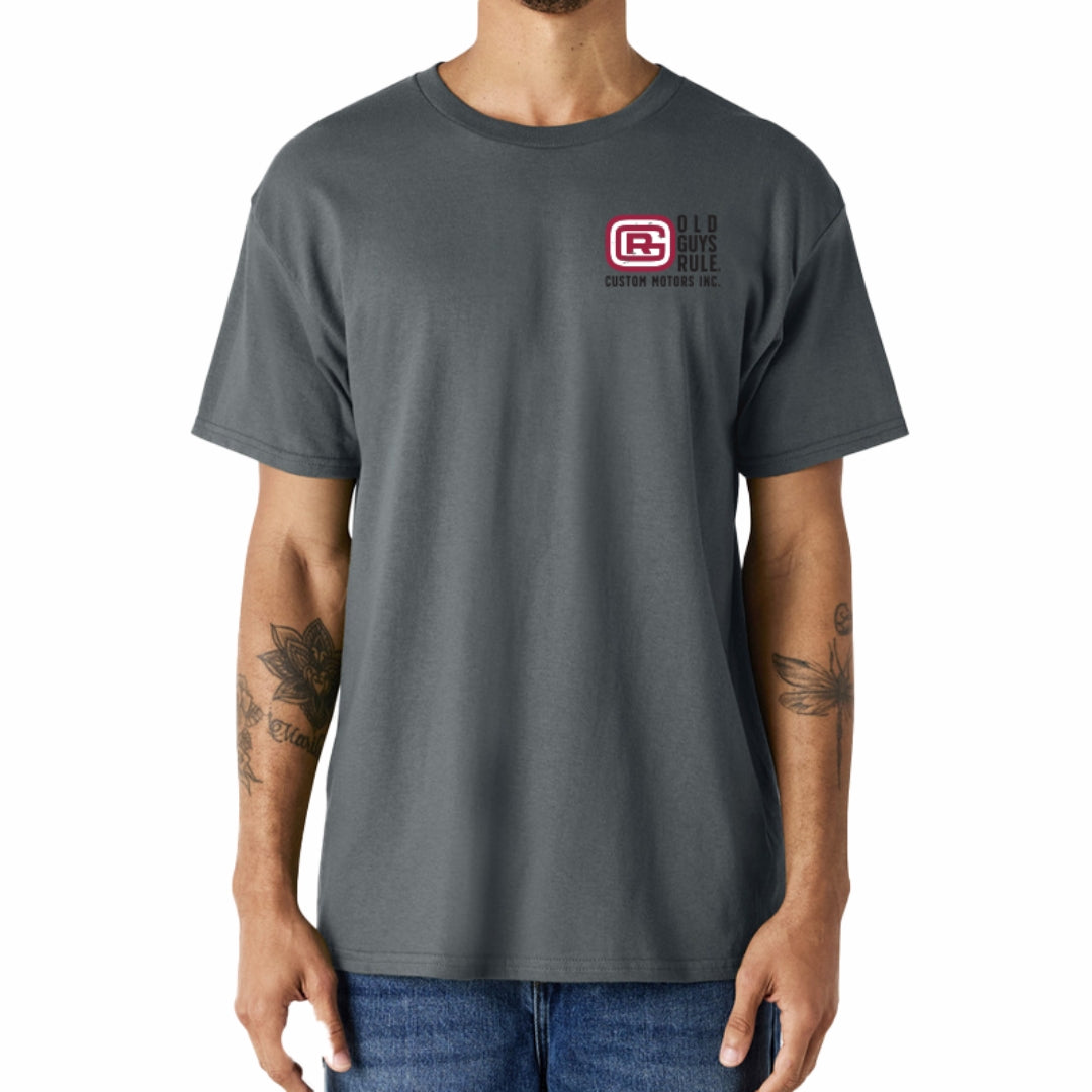 Old Guys Garage T Shirt