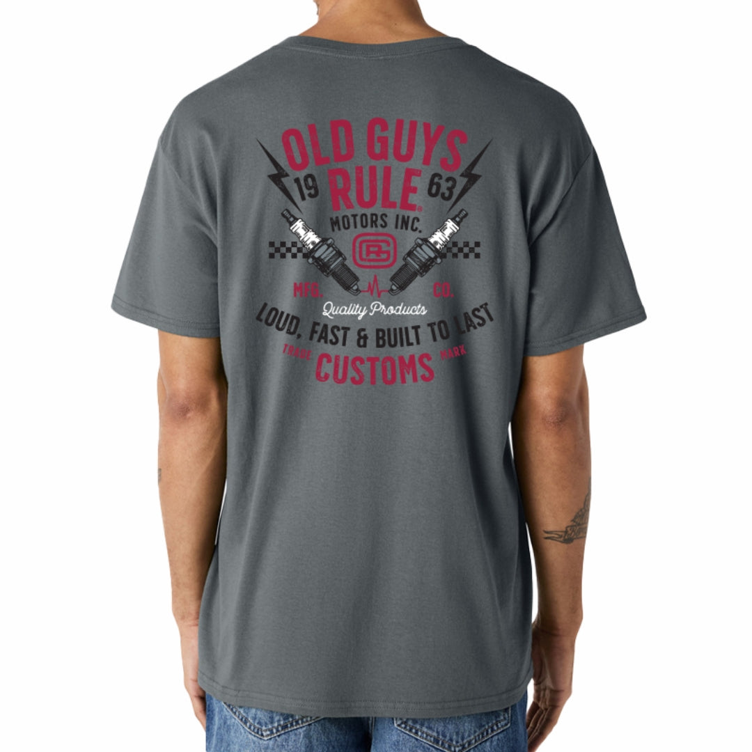 Old Guys Garage T Shirt