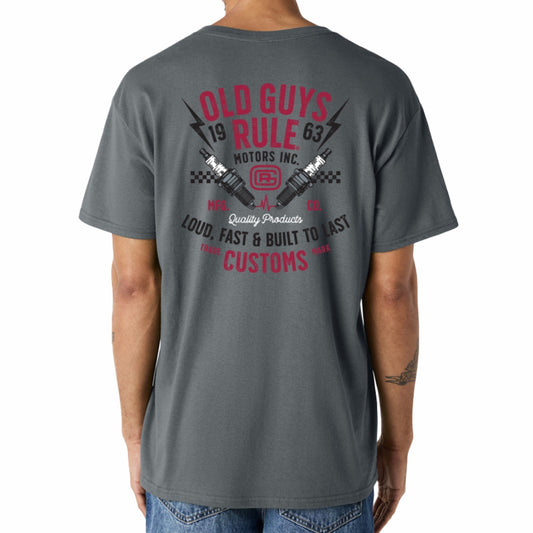 Old Guys Garage T Shirt